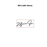 Custom Graphics Stamp (Rectangular) Graphic or QR code