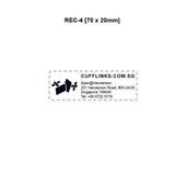 Custom Graphics Stamp (Rectangular) Graphic or QR code