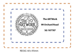 Custom Rectangle Graphics Stamp – Personalized Logo & Packaging Stamp