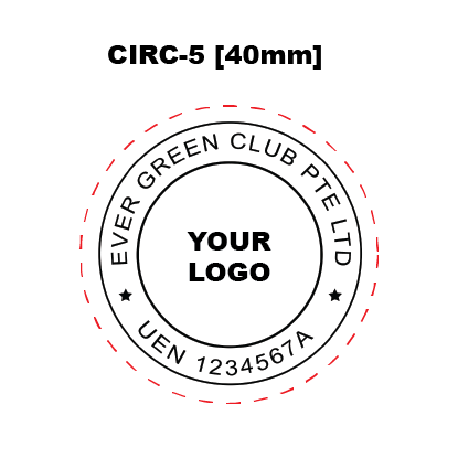 Custom Graphics Stamp (Circular)