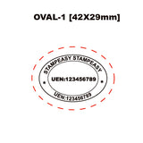 Custom Text Stamp (Circular)